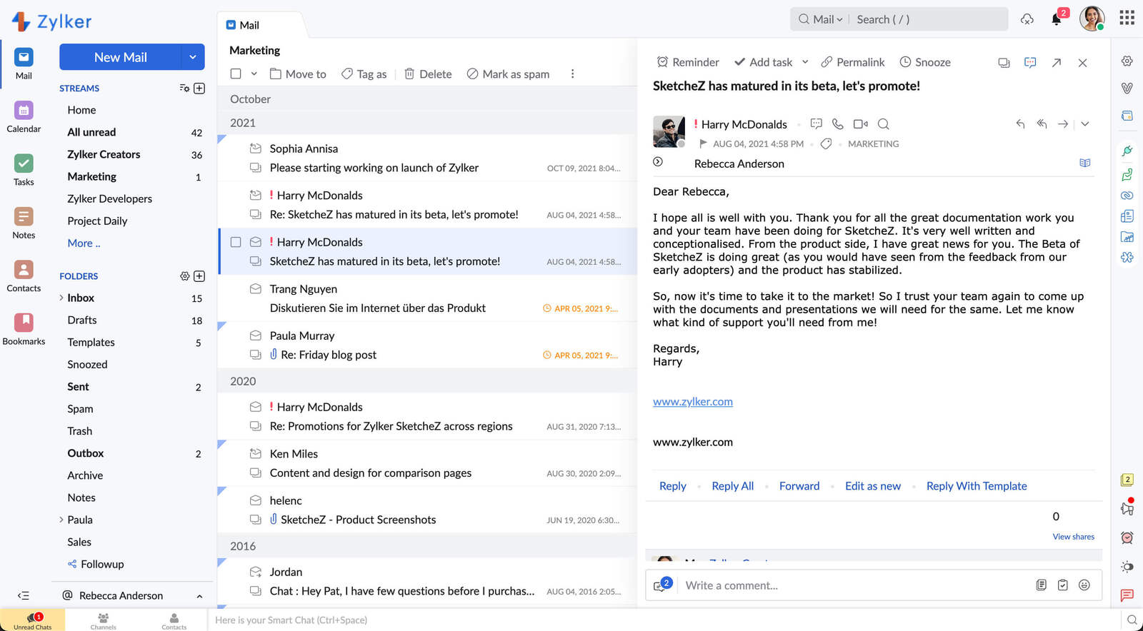 Top 3 Zoho Mail Features That Boost Productivity